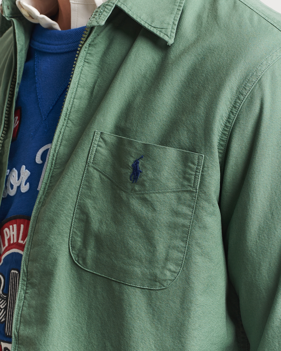 Herre | Skjorter | Polo Ralph Lauren | Garment Dyed Oxford Overshirt Fatigue
