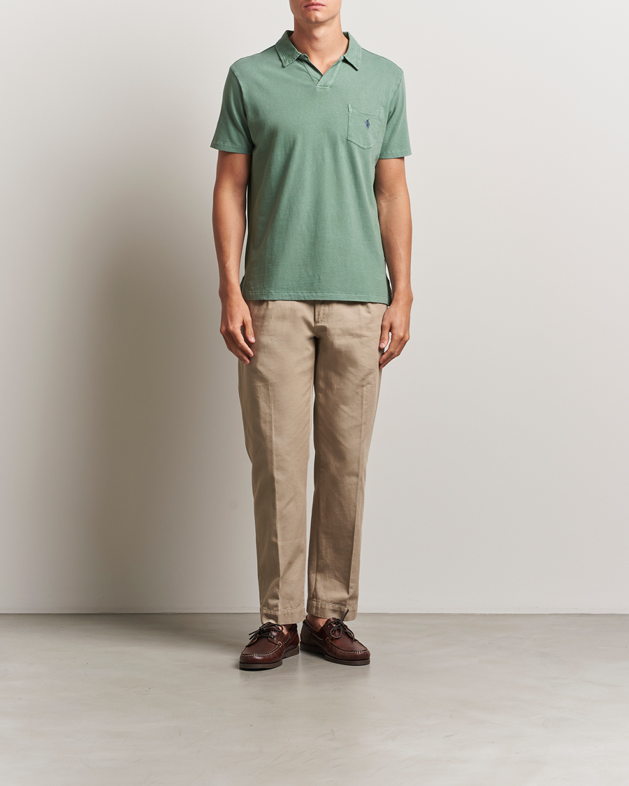 Herre | Pikéer | Polo Ralph Lauren | Johnny Cotton/Linen Polo Fatigue