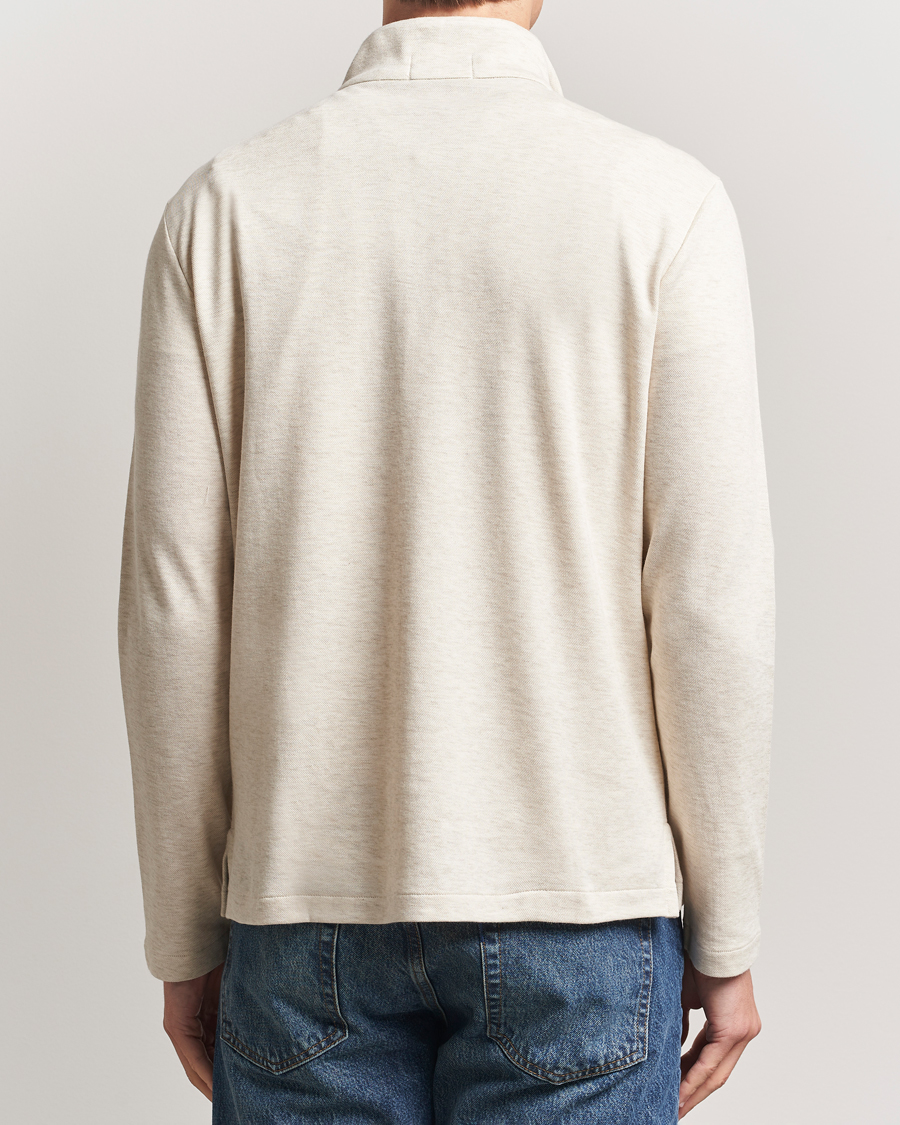 Herre | Gensere | Polo Ralph Lauren | Cotton/Nylon Half Zip Chalk Heather