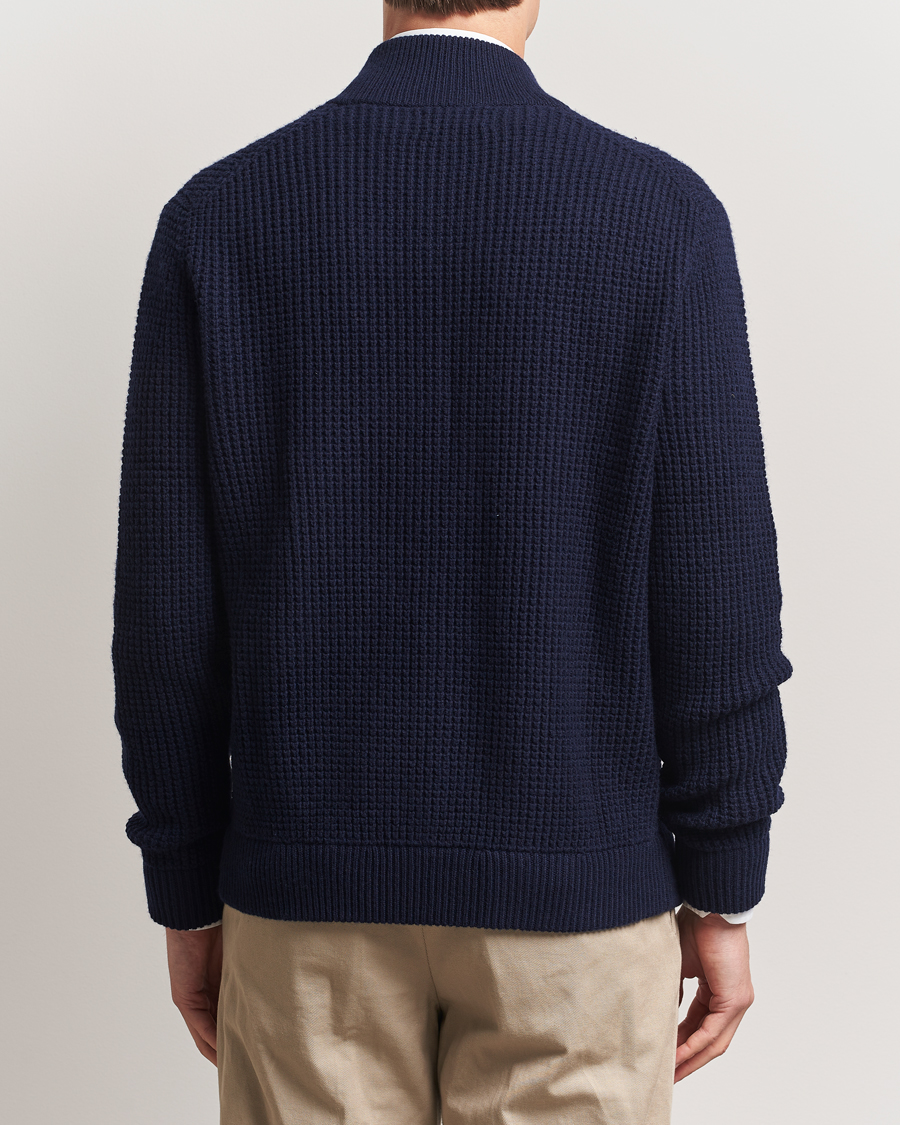 Herre | Gensere | Polo Ralph Lauren | Cotton/Wool Button Cardigan Hunter Navy
