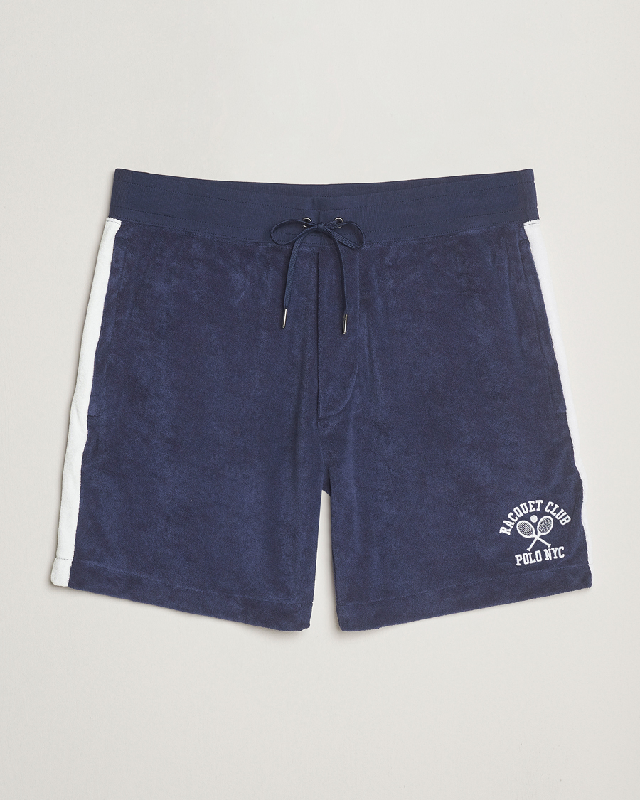 Herre | Shorts | Polo Ralph Lauren | Athletic Track Sweat Shorts Newport Navy