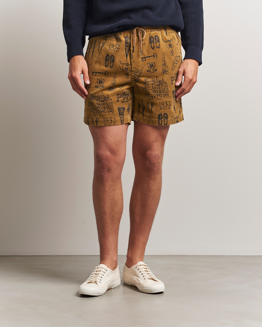 Herre | Shorts | Polo Ralph Lauren | Prepster Corduroy Shorts Golden Brown Preppy Diary