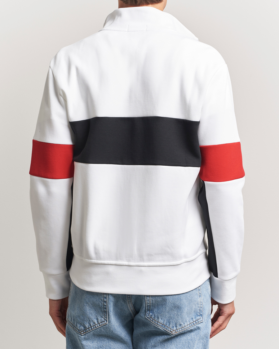 Herre | Gensere | Polo Ralph Lauren | Striped Track Jacket Ceramic White/Multi