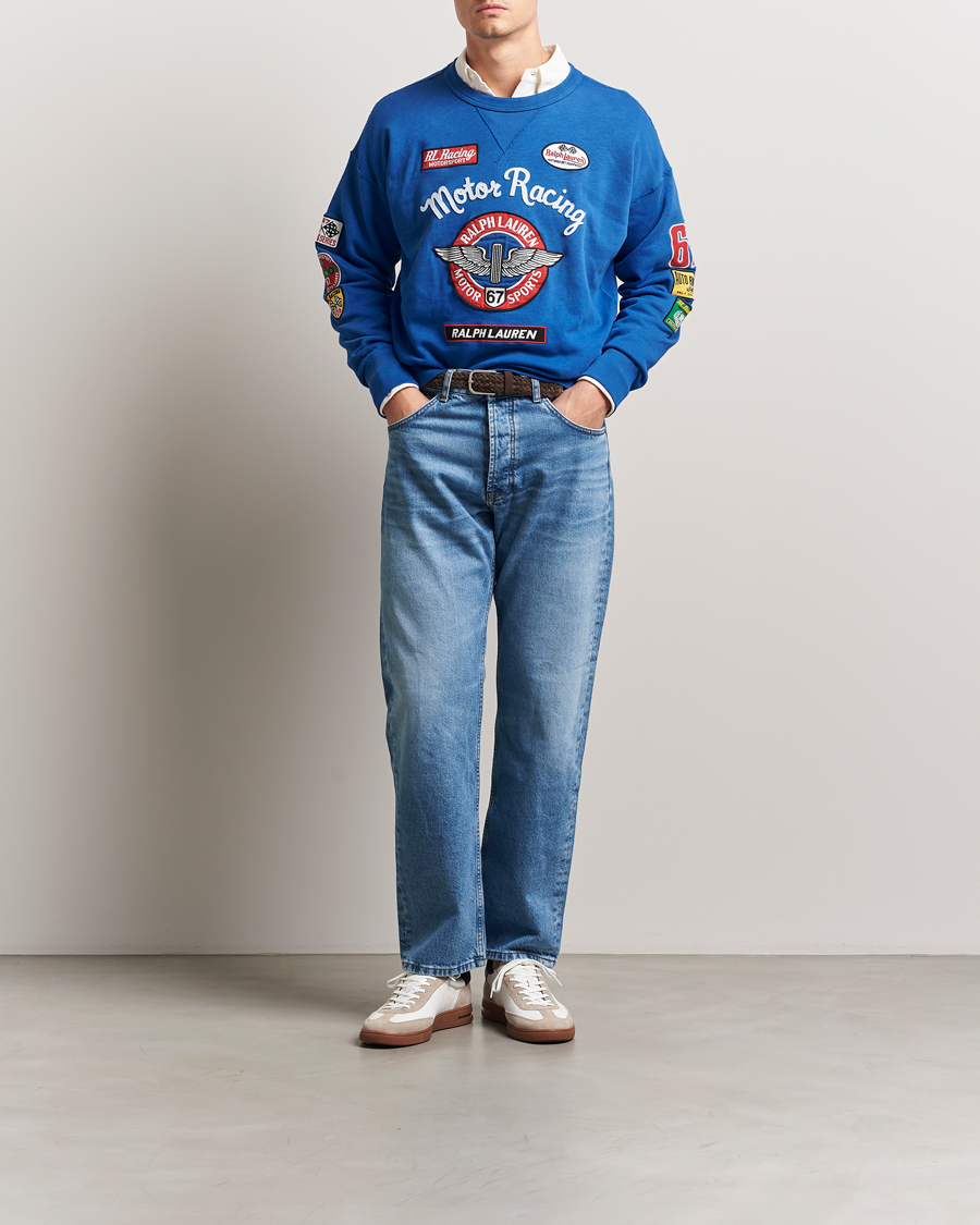 Herre | Gensere | Polo Ralph Lauren | Vintage Fleece Motor Racing Sweatshirt Heritage Blue