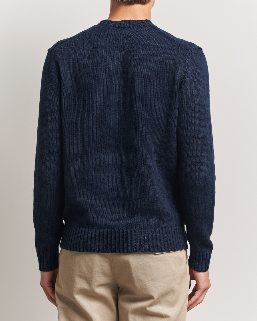 Herre | Gensere | Polo Ralph Lauren | Linen/Cotton Bear Pullover Bear Navy