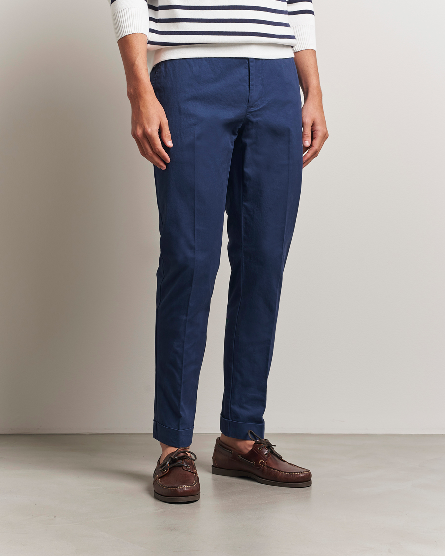Herre | Bukser | Polo Ralph Lauren | Cotton Stretch Trousers Rustic Navy