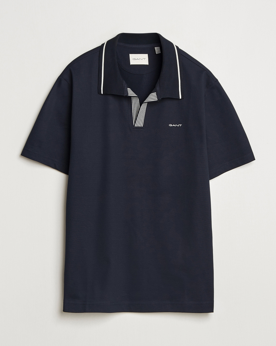 Herre | Pikéer | Gant | Tipping Polo Evening Blue