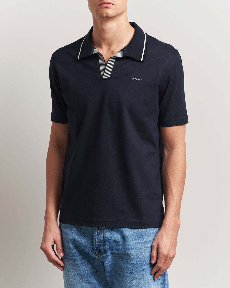 Herre | Pikéer | Gant | Tipping Polo Evening Blue