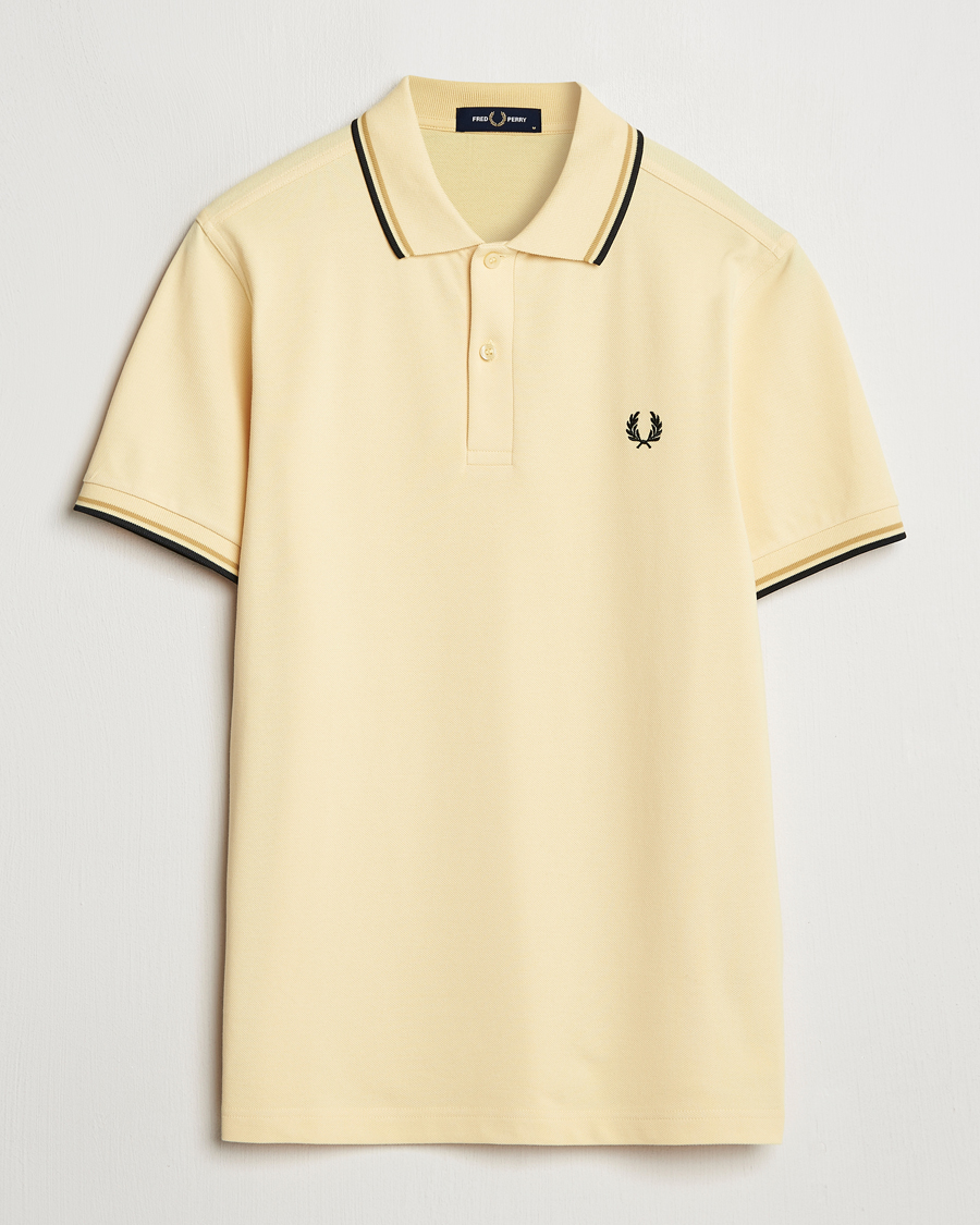 Herre | Pikéer | Fred Perry | Twin Tipped Polo Shirt Yellow