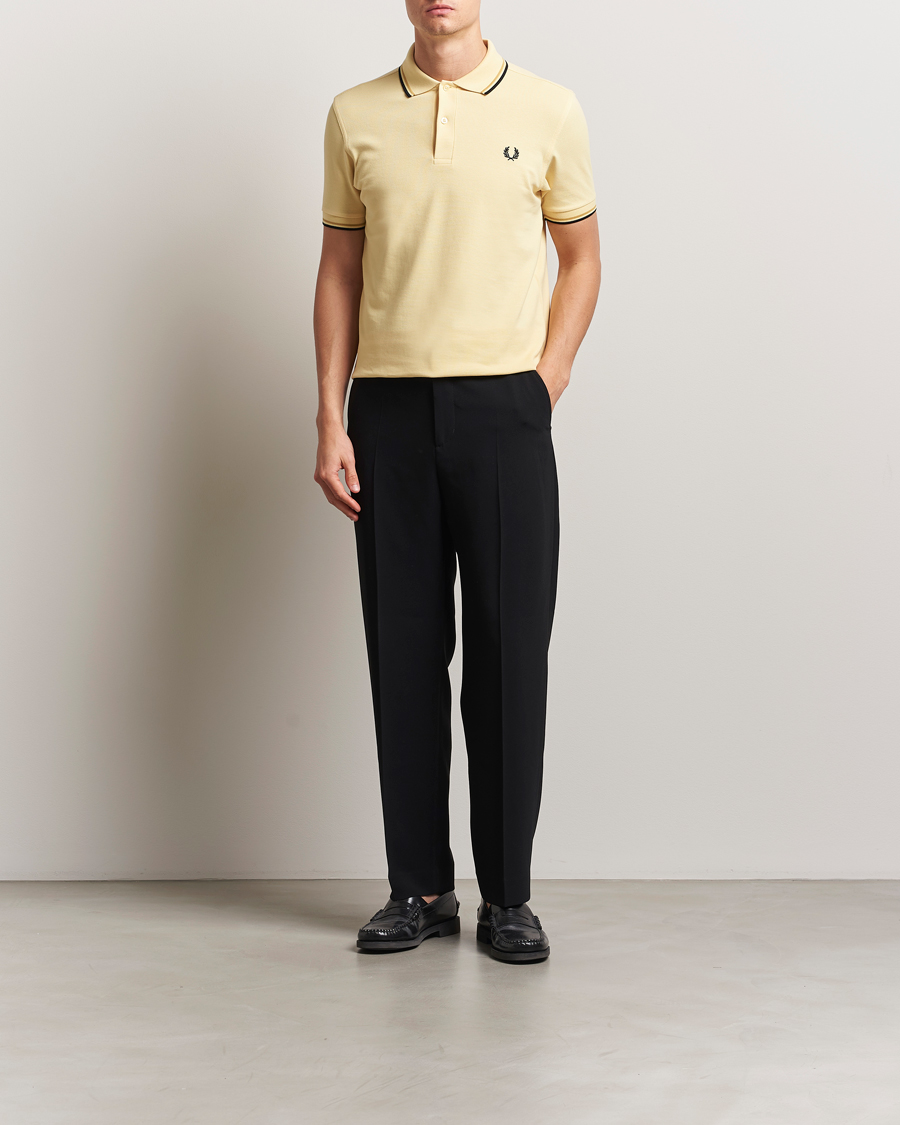 Herre | Pikéer | Fred Perry | Twin Tipped Polo Shirt Yellow