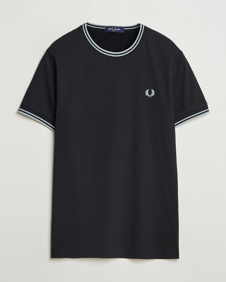 Herre | T-Shirts | Fred Perry | Twin Tipped T-Shirt Dark Navy