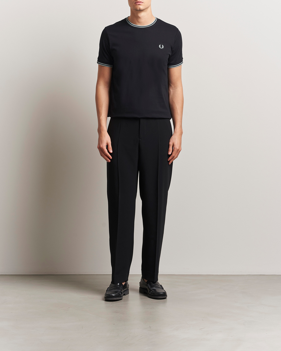 Herre | T-Shirts | Fred Perry | Twin Tipped T-Shirt Dark Navy