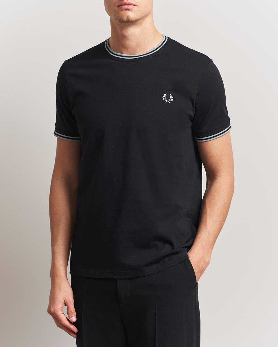 Herre | T-Shirts | Fred Perry | Twin Tipped T-Shirt Dark Navy
