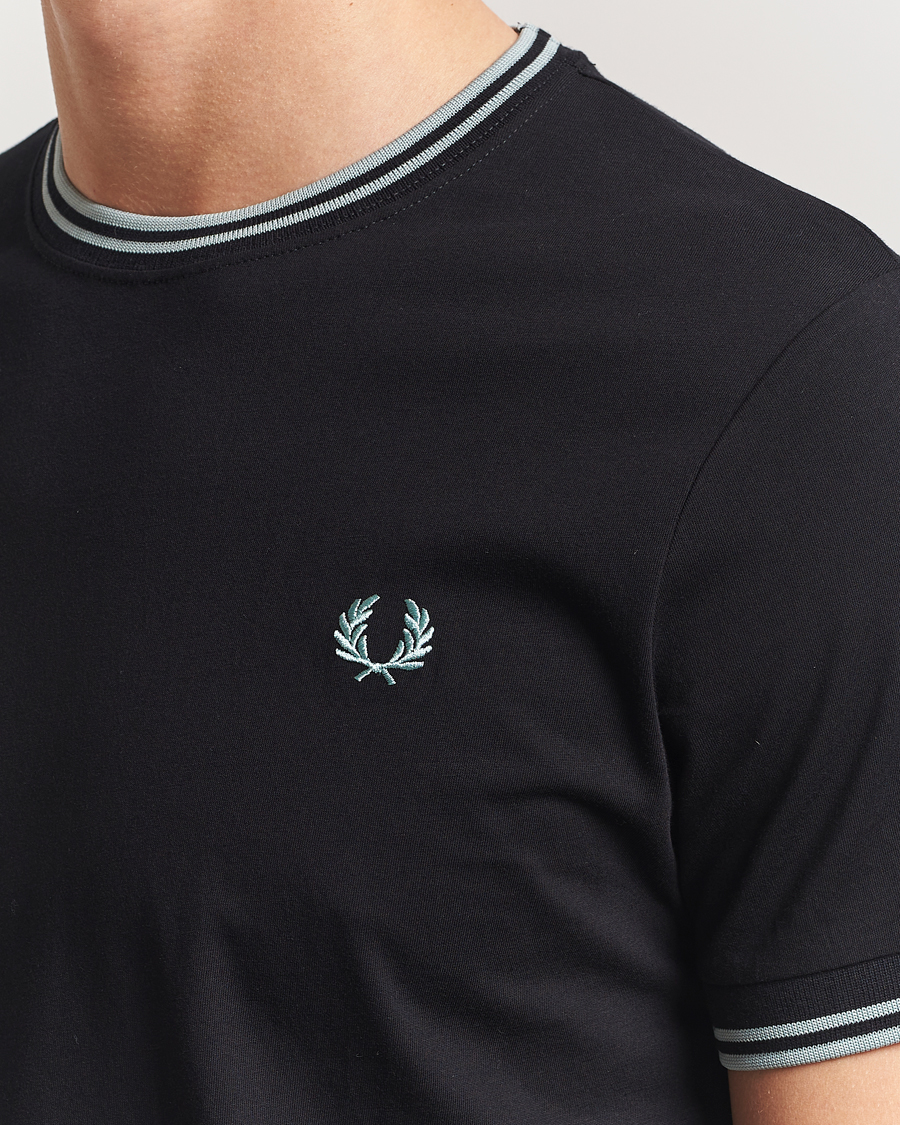 Herre | T-Shirts | Fred Perry | Twin Tipped T-Shirt Dark Navy