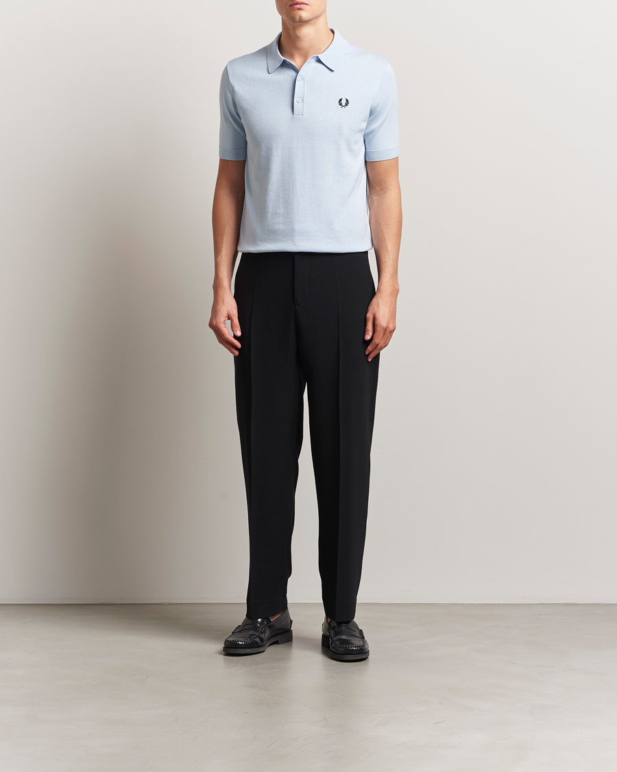 Herre | Pikéer | Fred Perry | Cotton Knitted Polo Light Smoke