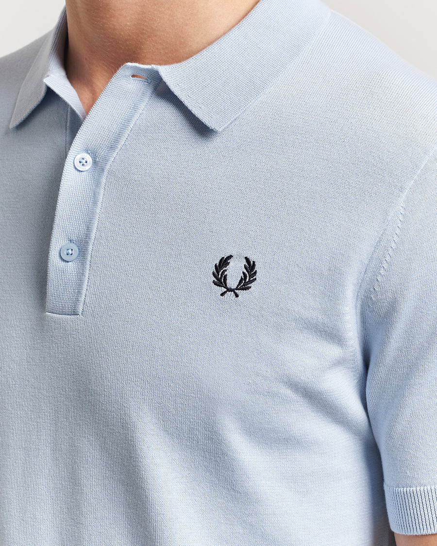 Herre | Pikéer | Fred Perry | Cotton Knitted Polo Light Smoke