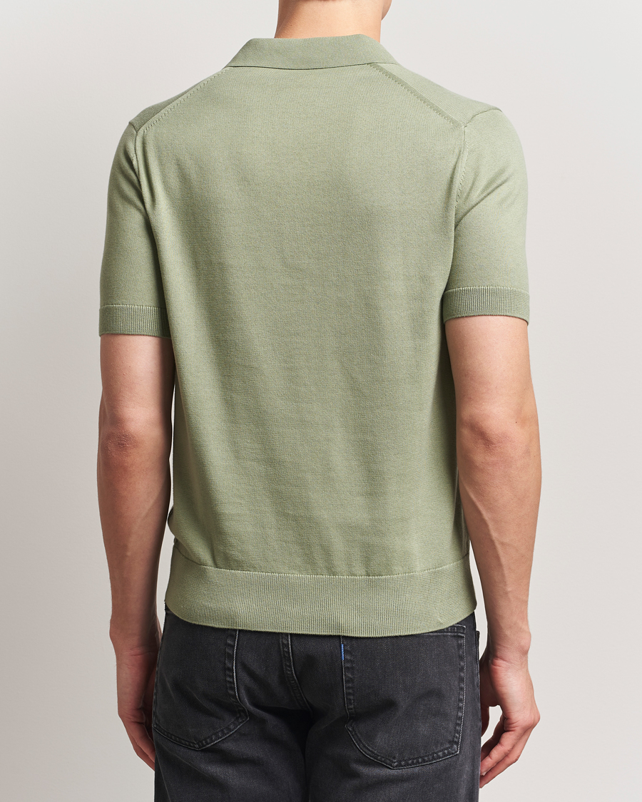 Herre | Pikéer | Fred Perry | Cotton Knitted Polo Olive Mint