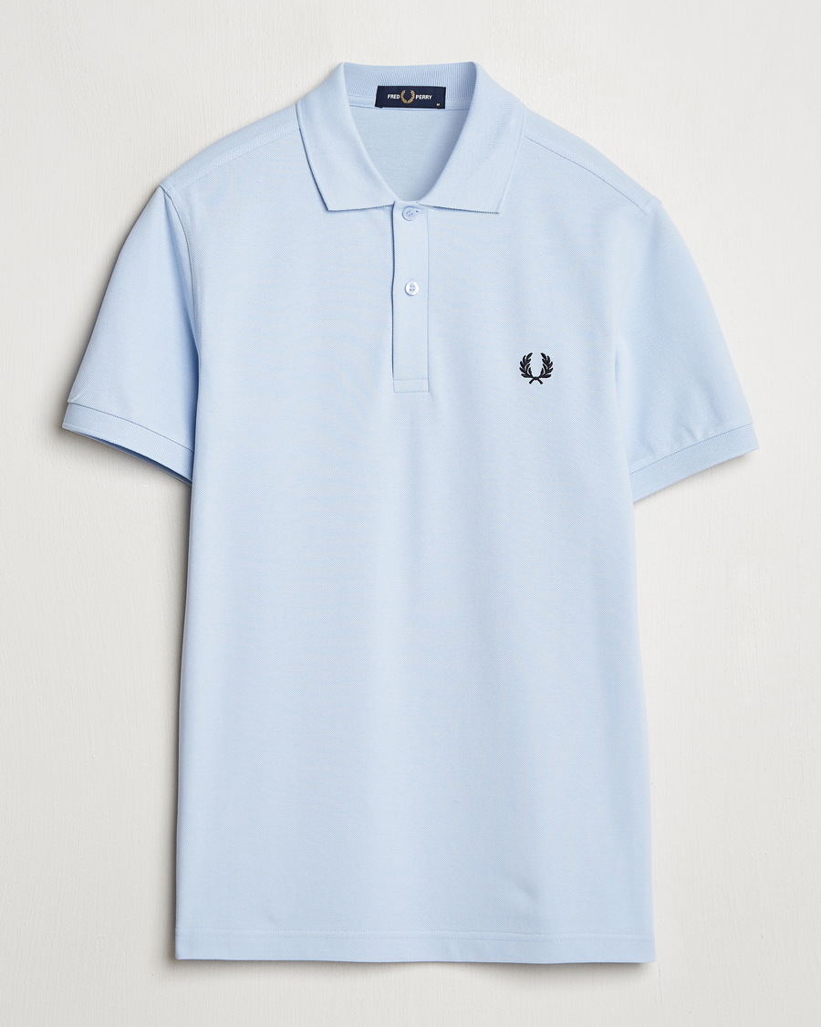 Herre | Pikéer | Fred Perry | Plain Polo Shirt Light Smoke
