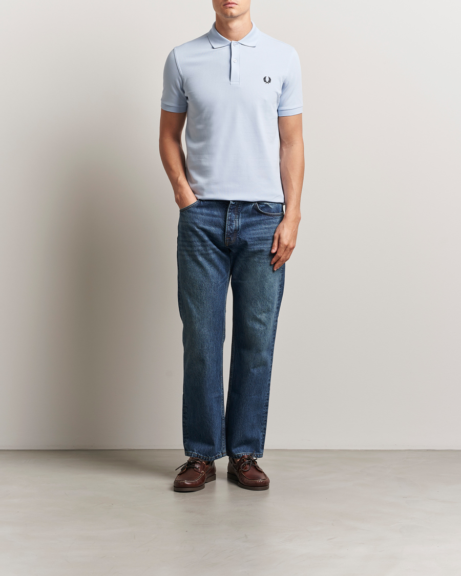 Herre | Pikéer | Fred Perry | Plain Polo Shirt Light Smoke