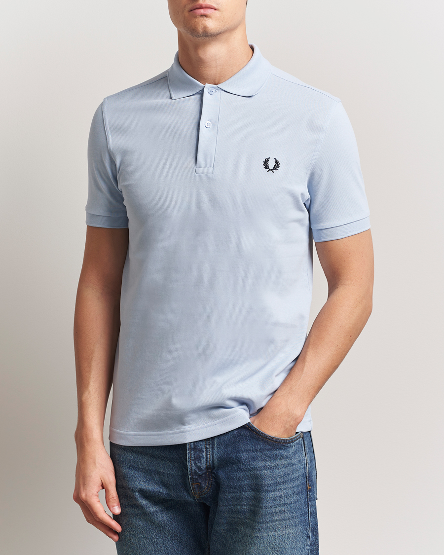 Herre | Pikéer | Fred Perry | Plain Polo Shirt Light Smoke