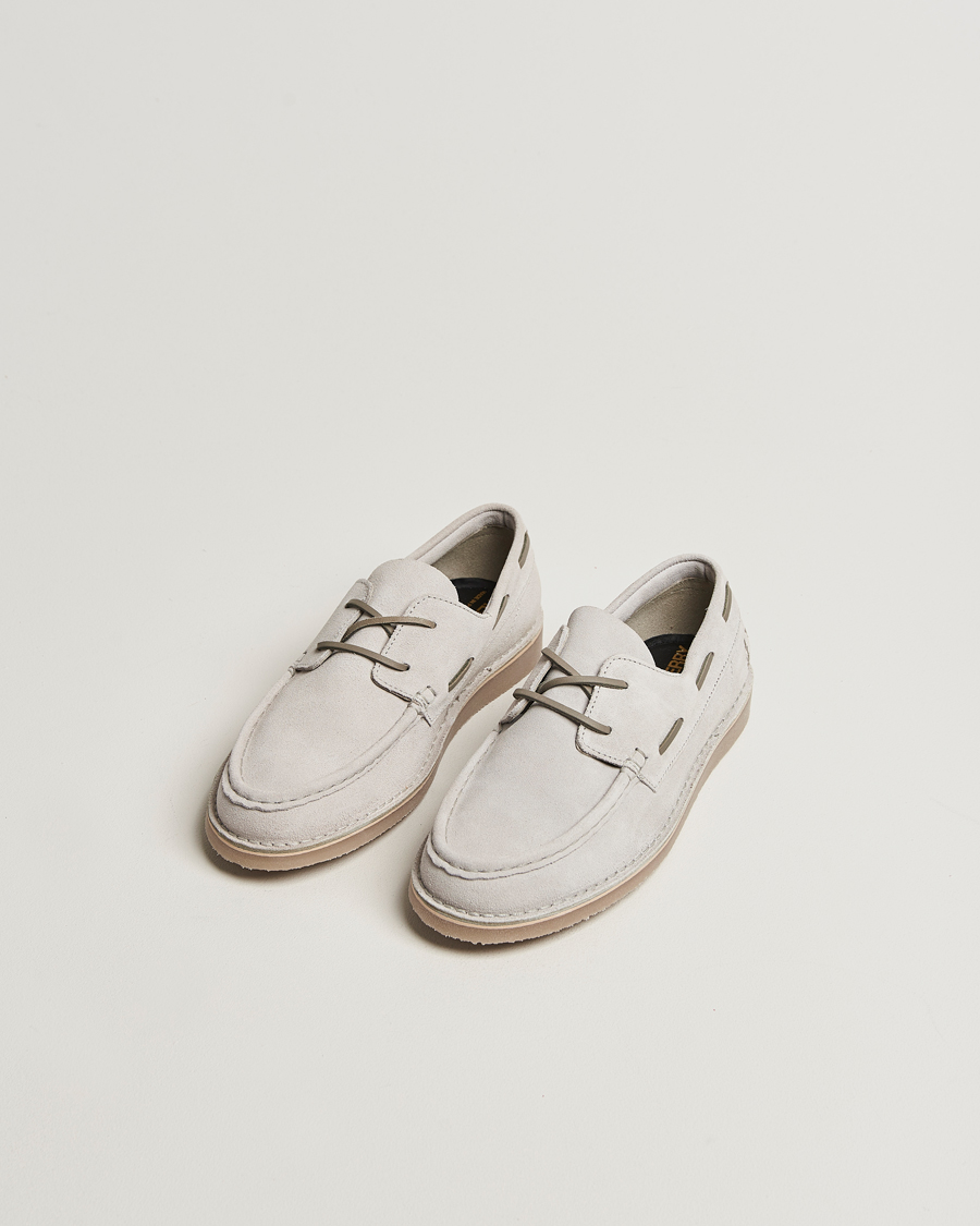 Herre | Loafers | Fred Perry | Meaden Suede Loafer Light Oyster