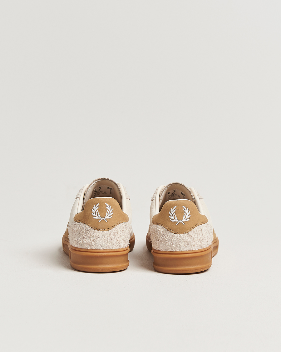 Herre | Sneakers | Fred Perry | B4 Suede Sneaker Ecru/Snow White