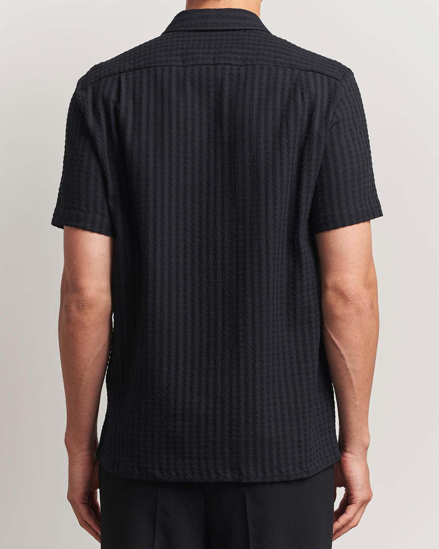 Herre | Skjorter | Samsøe Samsøe | Avan Structured Short Sleeve Shirt Black