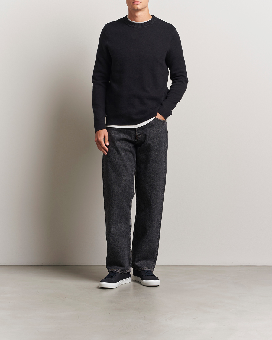 Herre | Gensere | Samsøe Samsøe | Niklas Crew Neck Sweater Black
