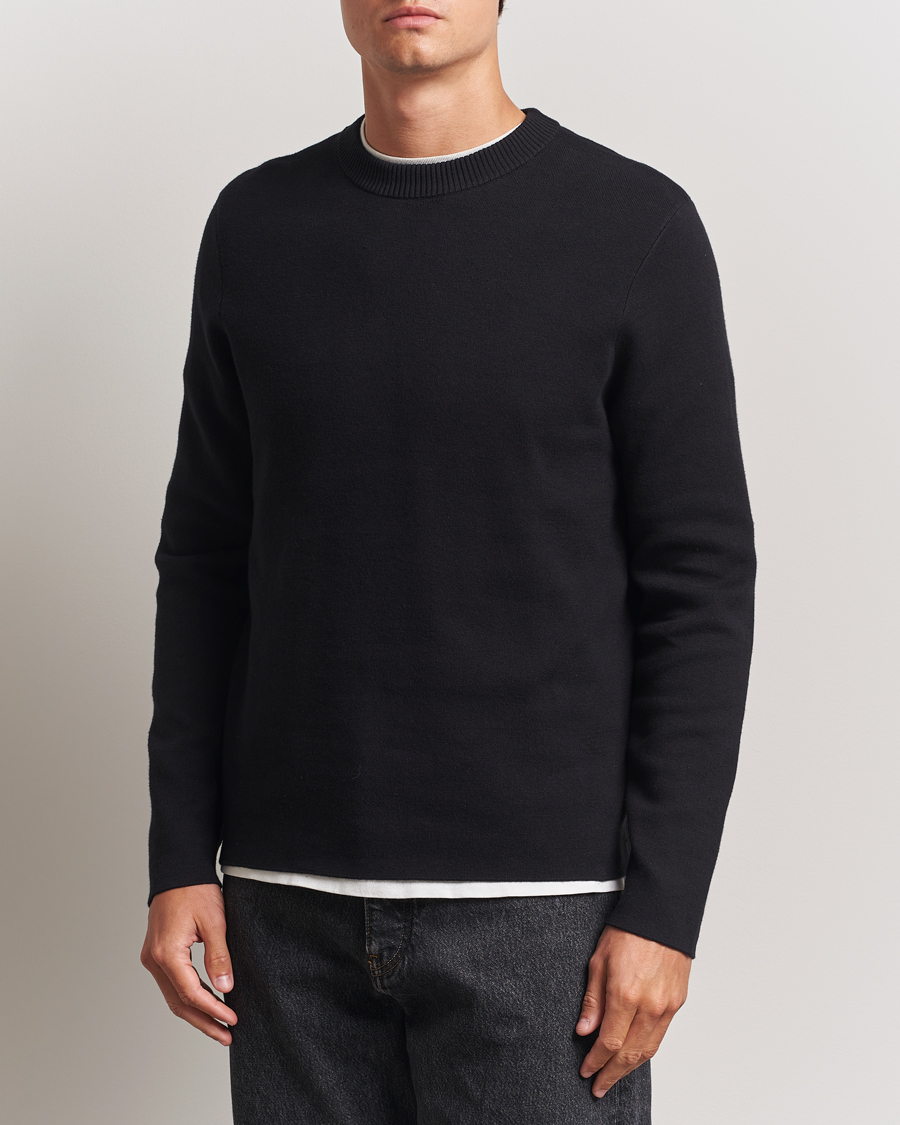 Herre | Gensere | Samsøe Samsøe | Niklas Crew Neck Sweater Black