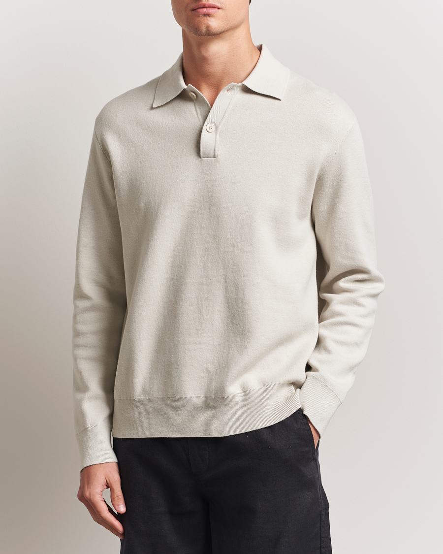 Herre | Gensere | Samsøe Samsøe | Nino Knitted Polo Moonstruck
