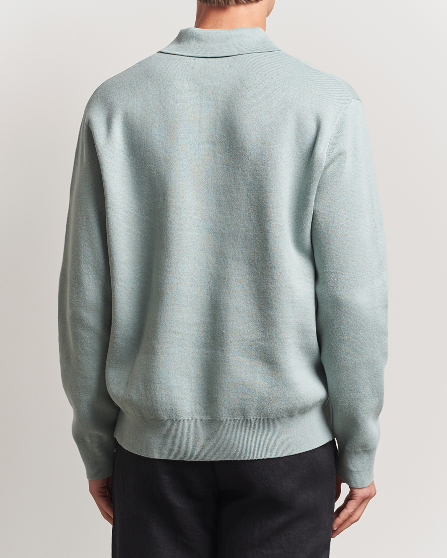 Herre | Gensere | Samsøe Samsøe | Nino Knitted Polo Abyss Green