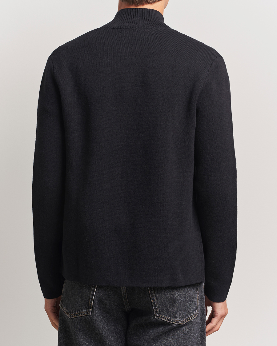 Herre | Gensere | Samsøe Samsøe | Niklas Full Zip Sweater Black