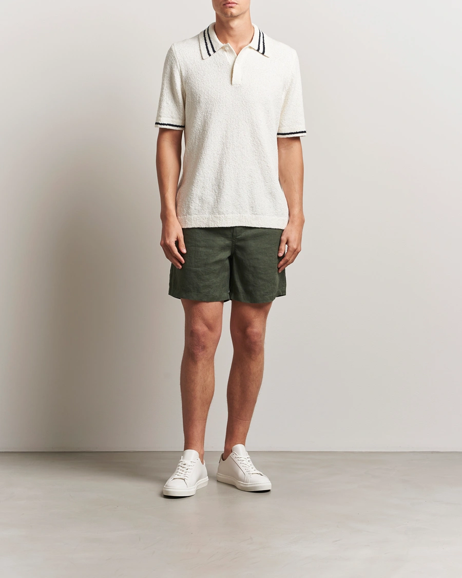 Herre | Pikéer | Samsøe Samsøe | Pedro Tipped Knitted Polo Clear Cream