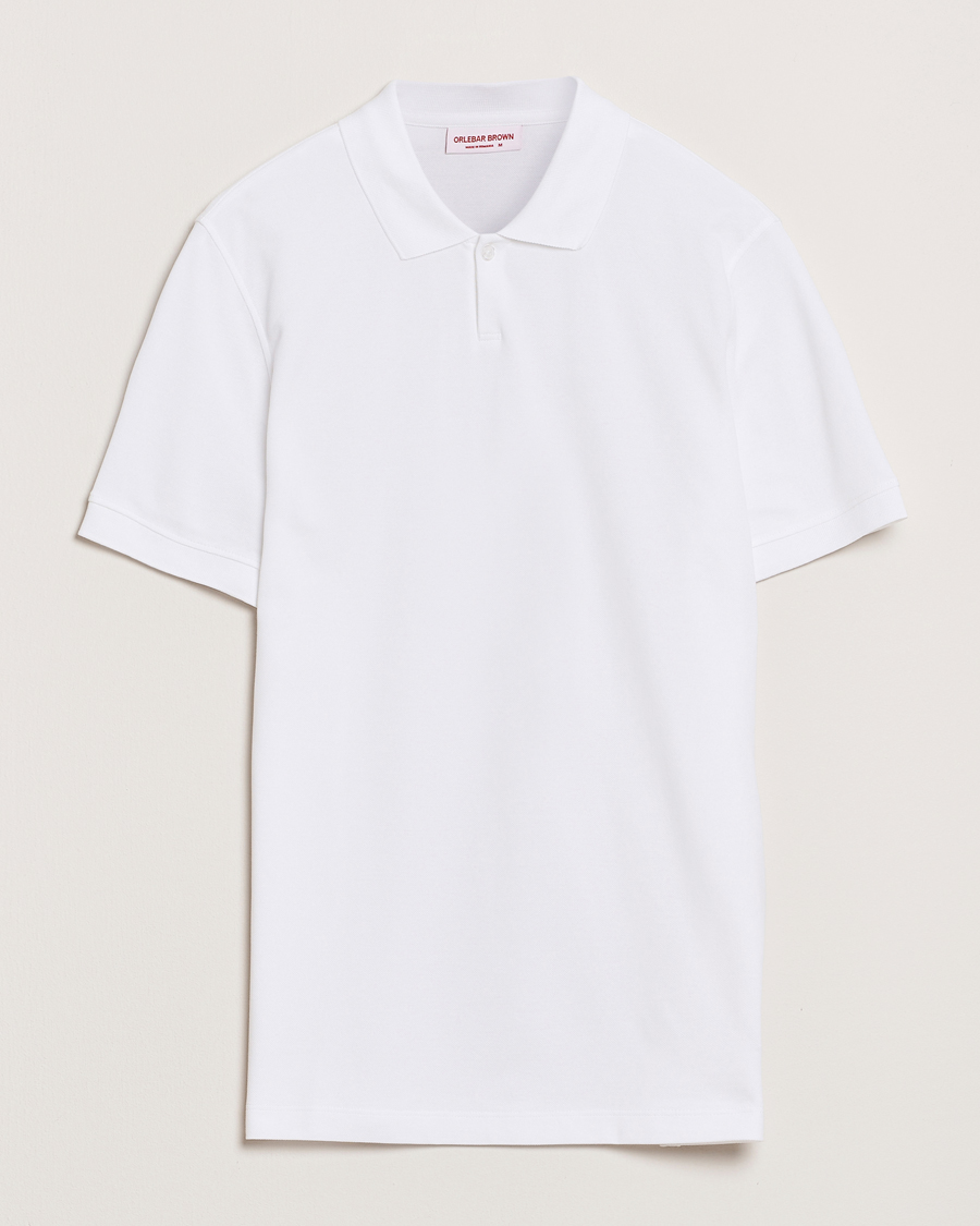 Herre | Pikéer | Orlebar Brown | Bruno Organic Cotton Pique White