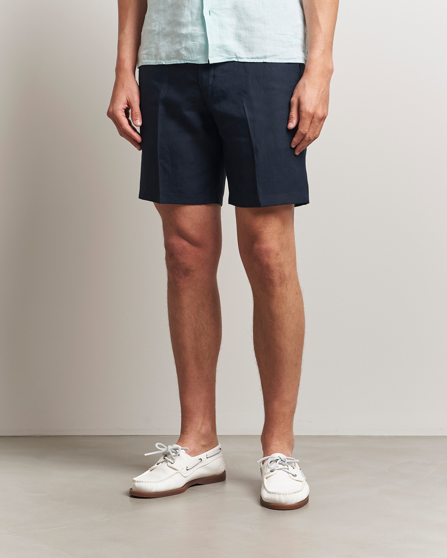 Herre | Shorts | Orlebar Brown | Norwich Italian Linen Shorts Night Iris
