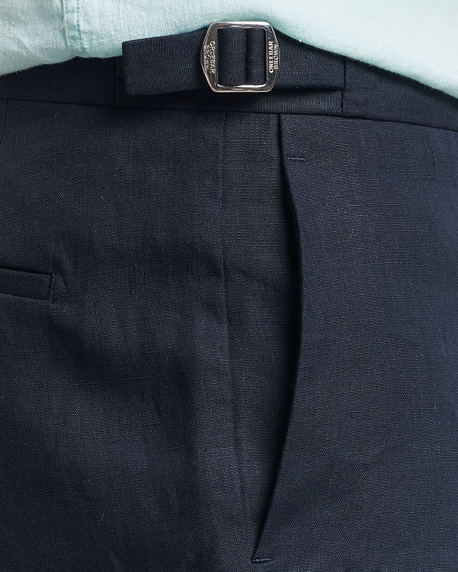 Herre | Shorts | Orlebar Brown | Norwich Italian Linen Shorts Night Iris