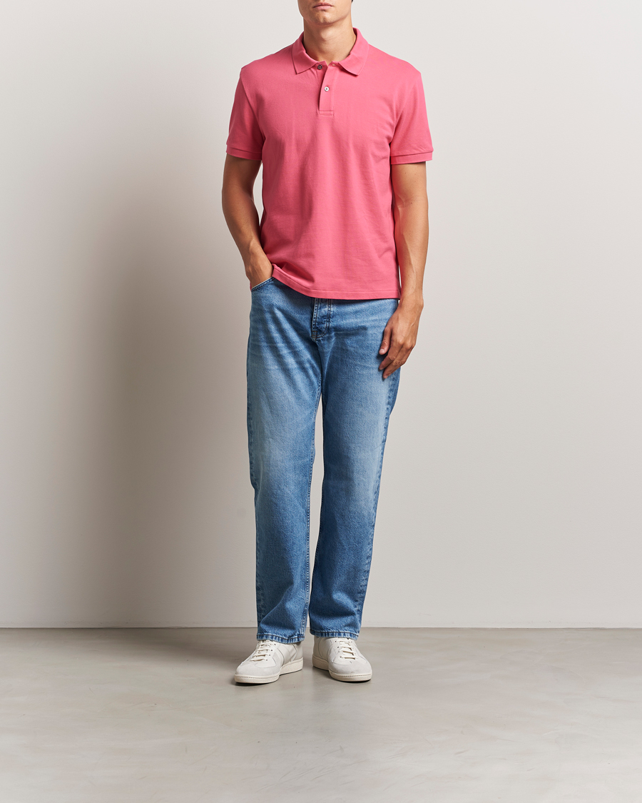 Herre | Pikéer | Oscar Jacobson | Alex Cotton Polo Cinfandel Red
