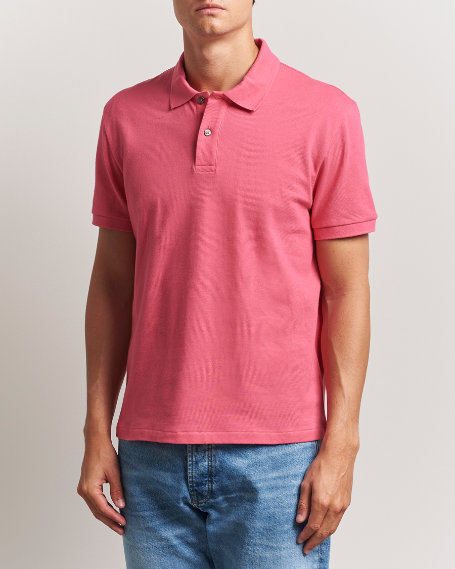 Herre | Pikéer | Oscar Jacobson | Alex Cotton Polo Cinfandel Red