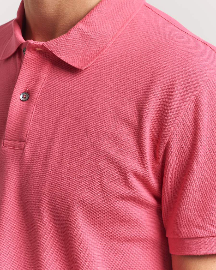 Herre | Pikéer | Oscar Jacobson | Alex Cotton Polo Cinfandel Red