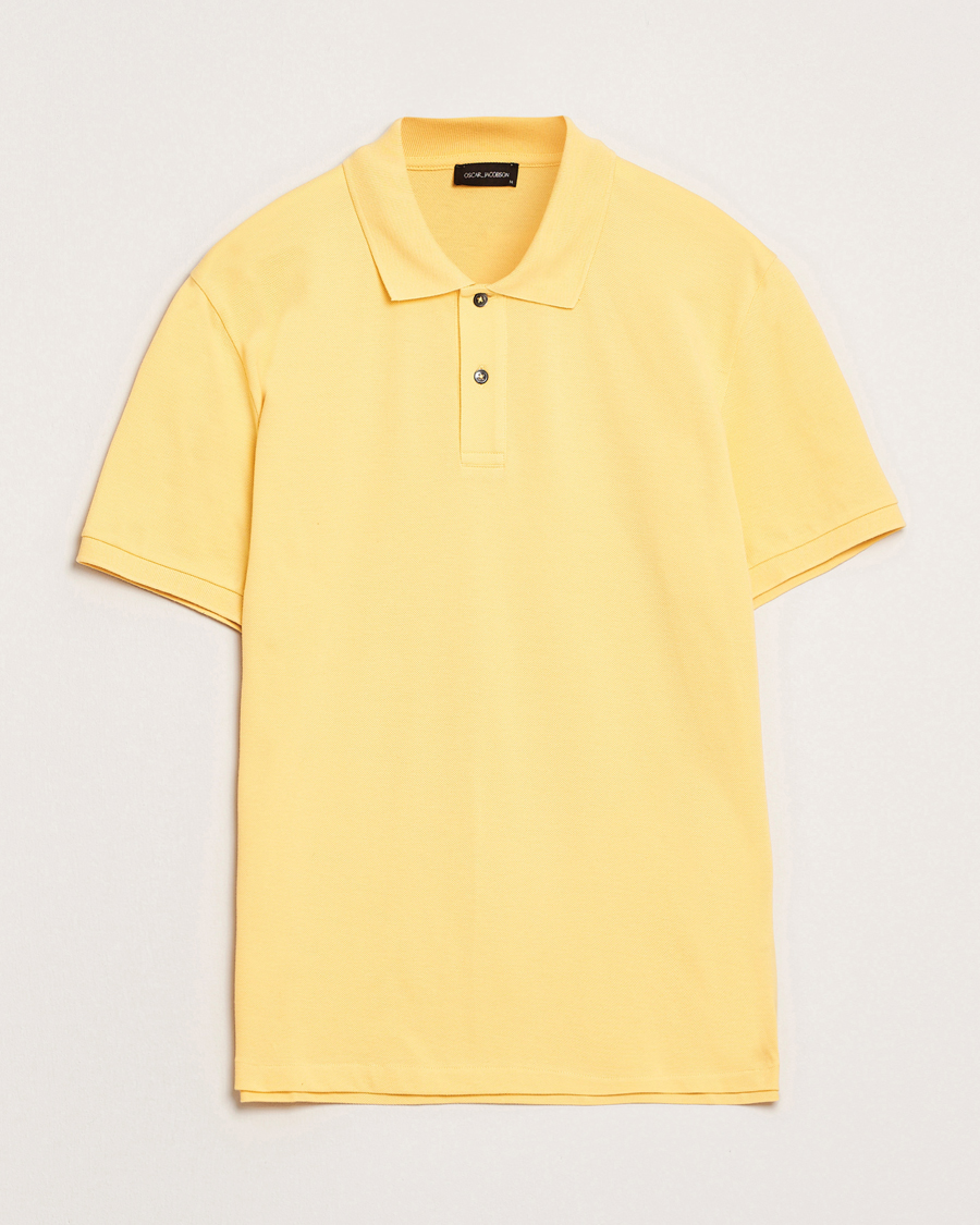 Herre | Pikéer | Oscar Jacobson | Alex Cotton Polo Yellow