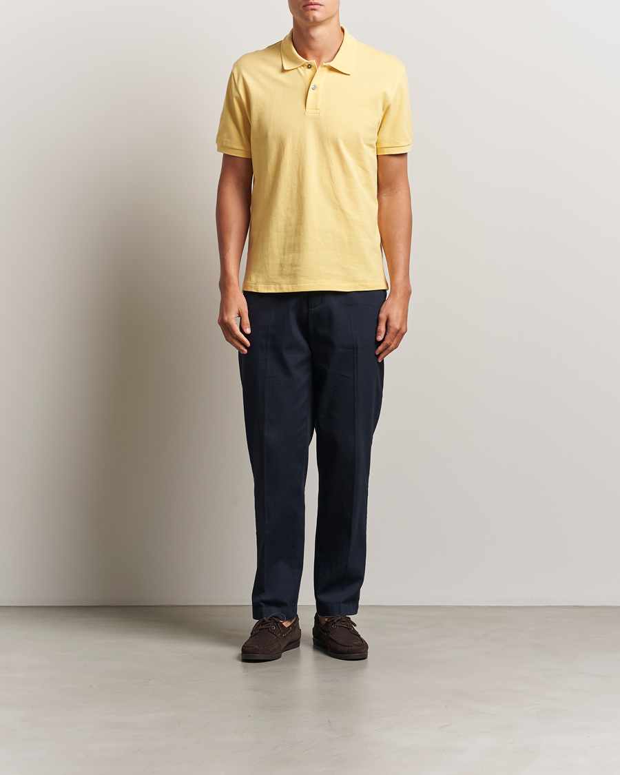 Herre | Pikéer | Oscar Jacobson | Alex Cotton Polo Yellow