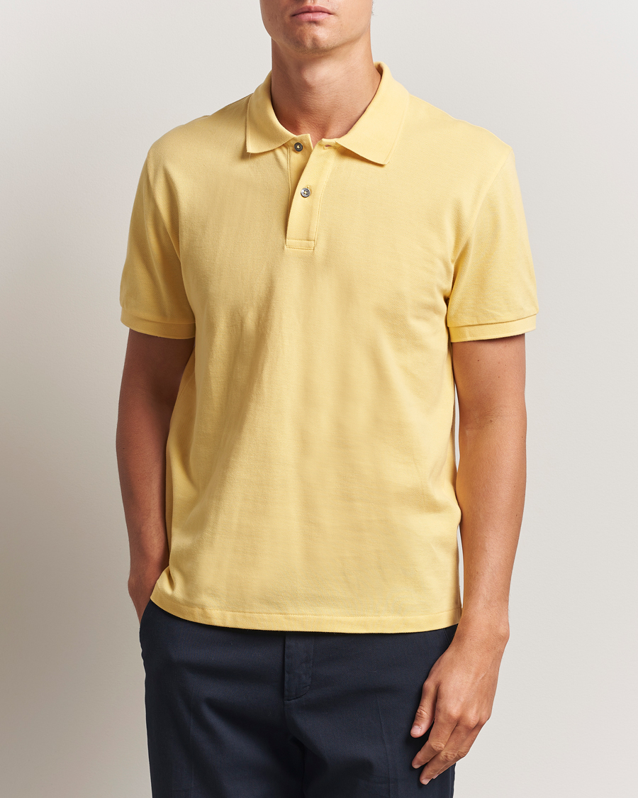 Herre | Pikéer | Oscar Jacobson | Alex Cotton Polo Yellow