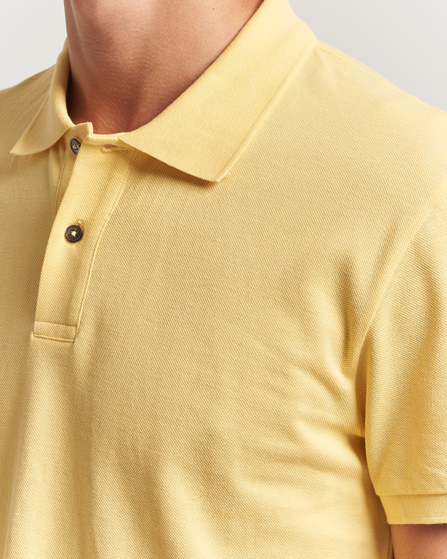 Herre | Pikéer | Oscar Jacobson | Alex Cotton Polo Yellow