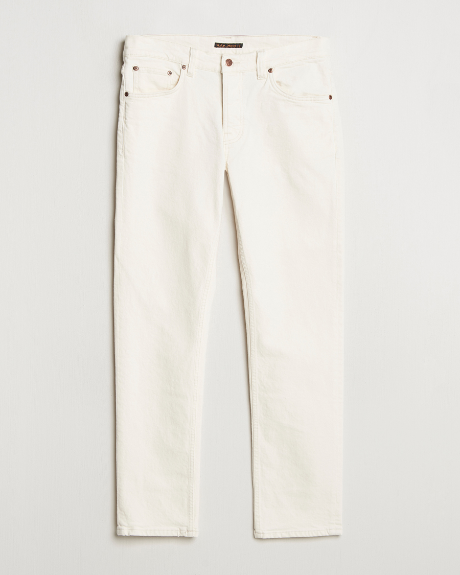 Herre | Jeans | Nudie Jeans | Solid Ollie Jeans Ivory