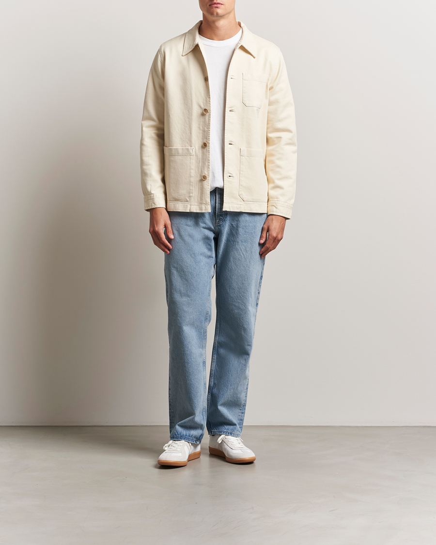 Herre | Skjorter | Nudie Jeans | Barney Worker Overshirt Ivory