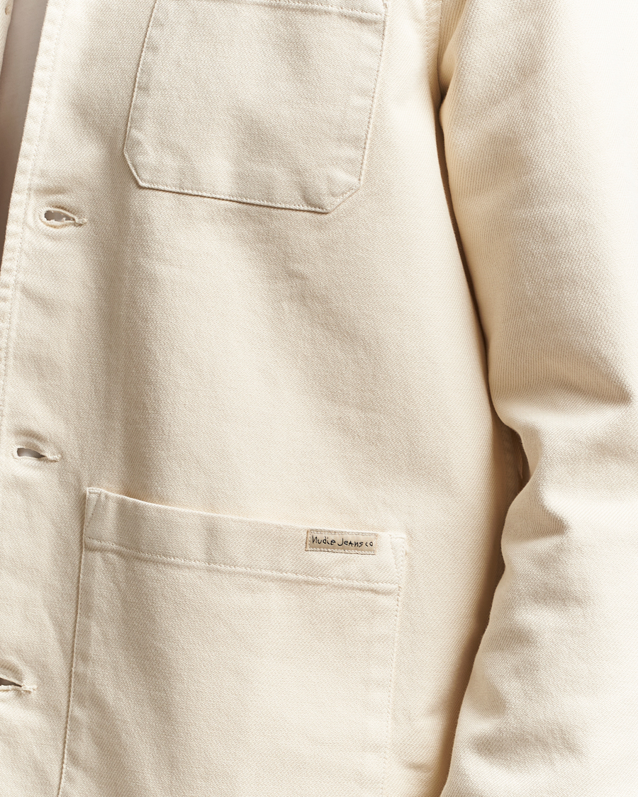 Herre | Skjorter | Nudie Jeans | Barney Worker Overshirt Ivory