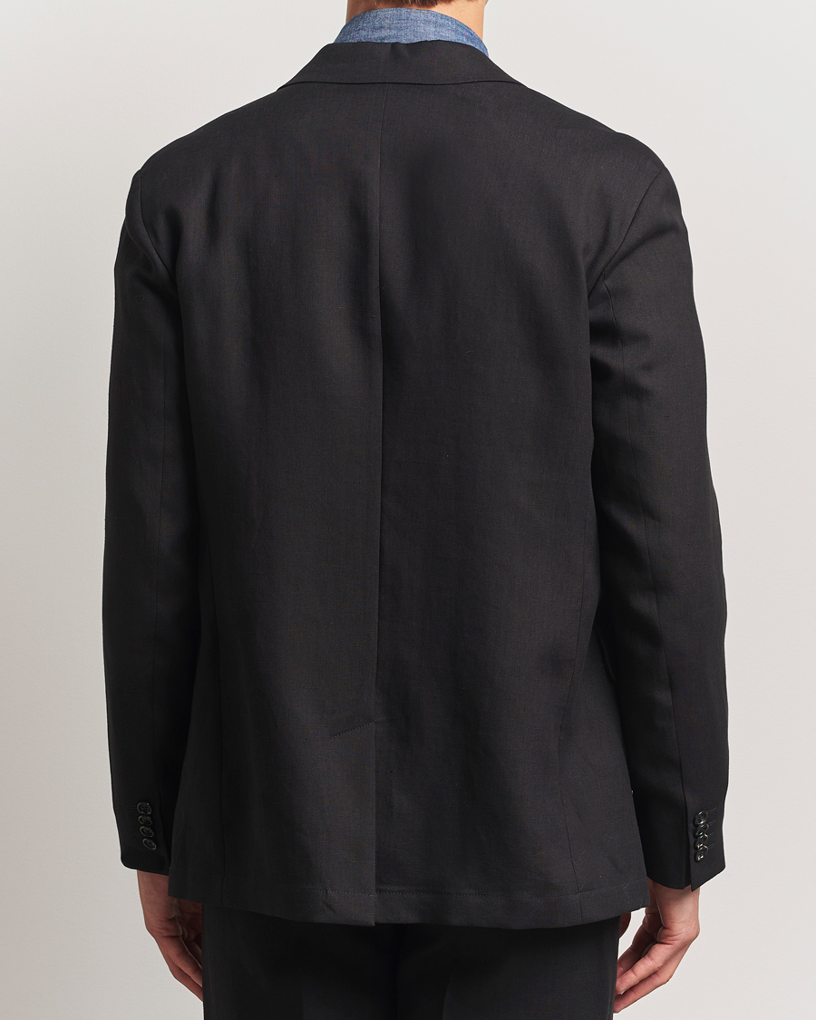 Herre | Dressjakker | J.Lindeberg | Alban Unlined Super Linen Blazer Black