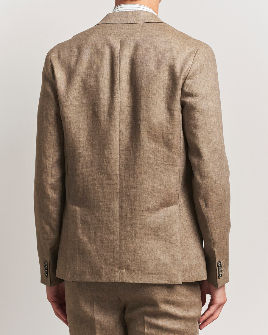 Herre | Dressjakker | J.Lindeberg | Elton Unlined Super Linen Blazer Nutmeg