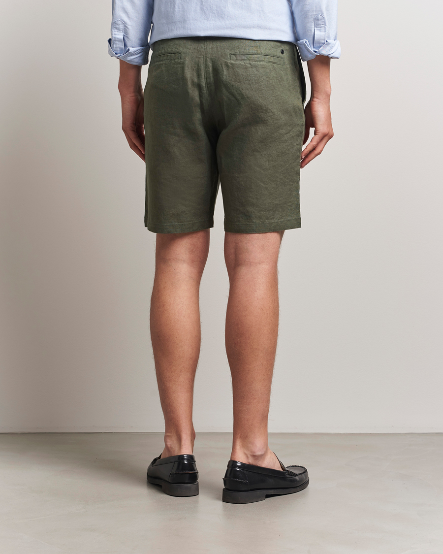 Herre | Shorts | NN07 | Crown Linen Shorts Croc Green