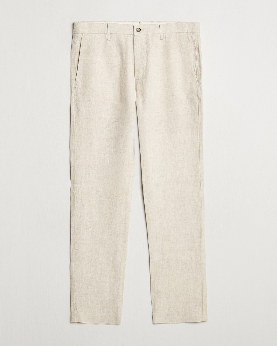 Herre | Bukser | NN07 | Theo Linen Trousers Oat